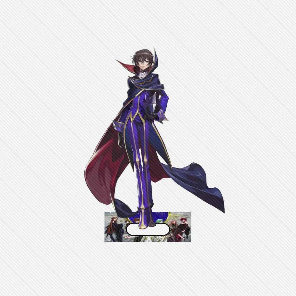 15cm Anime Lelouch Lamperouge Acrylic Keychain Characteristic Characters Ornament Accessories Goods Collection Christmas Gifts
