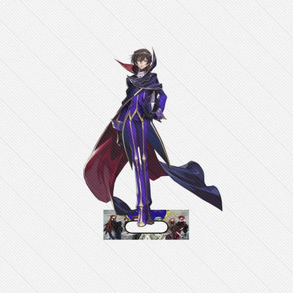 15cm Anime Lelouch Lamperouge Acrylic Keychain Characteristic Characters Ornament Accessories Goods Collection Christmas Gifts