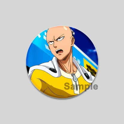 One Punch Man Saitama Brooch