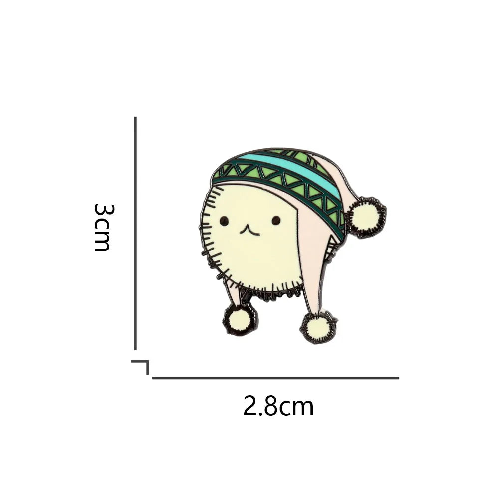 Spirit Yukine With Hat Green Badge Noragami Enamel Pin