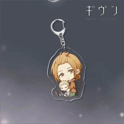 Manga Anime Keychain Cartoon Print Yaoi BL Given Acrylic Characters Key Chain Harajuku Keyring Car Pendant Key Ring Gifts 2025
