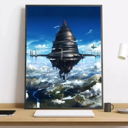 Sword Art Online Kirito Canvas Poster