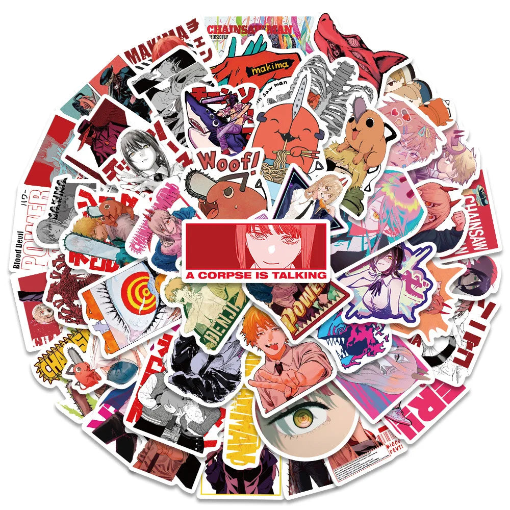 Chainsaw Man Sticker Decals