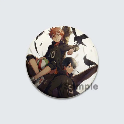 Haikyuu!! Anime Button Pins