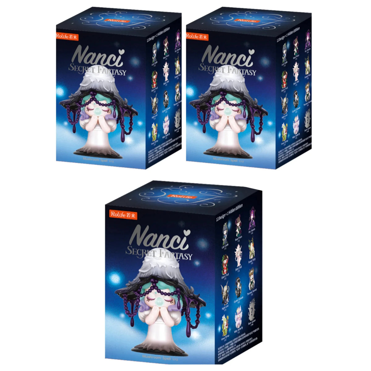 Rolife Nanci Secret Fantasy Blind Box Collectible Figure Dolls Dark Academia Desk Decor Surprise Box Gift for Kids Friends Adult