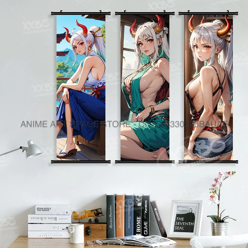 One Piece Yamato Canvas Poster