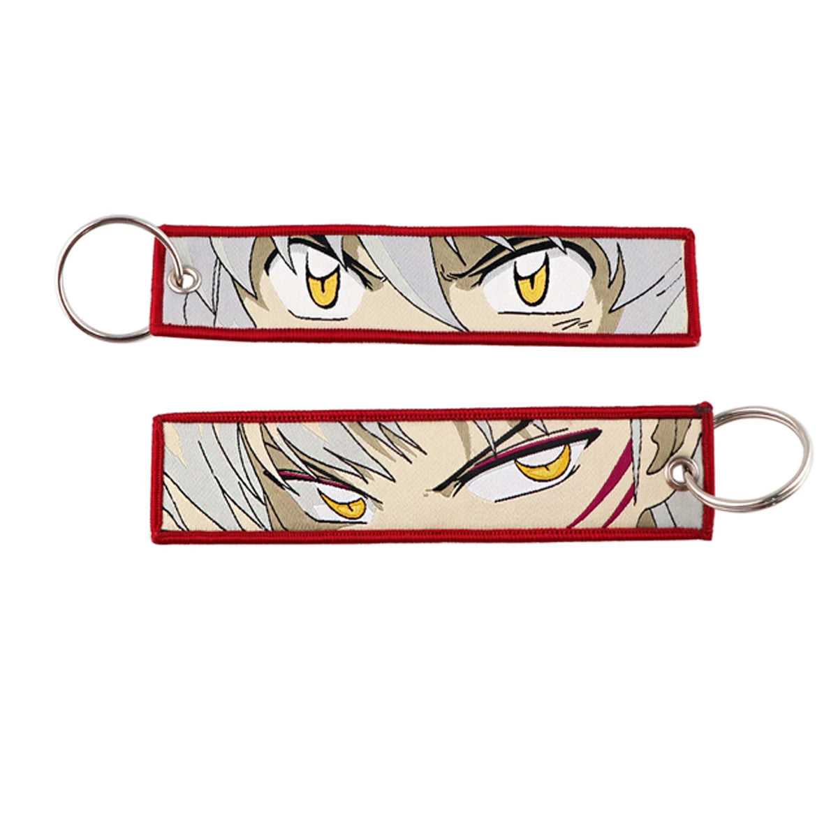 Anime Lock Embroidery Keychain