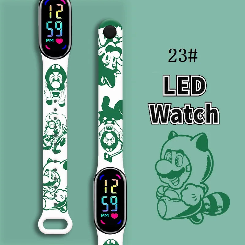 Kids LED Watch Touch Control Digital Silicone Strap