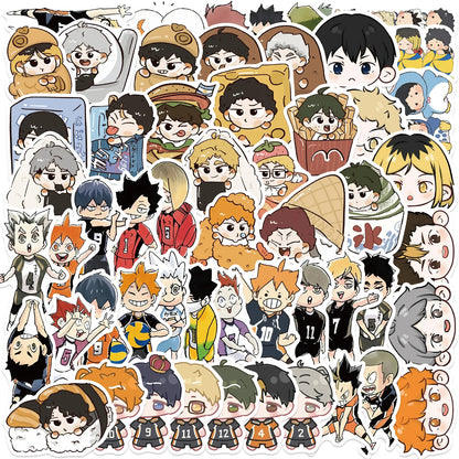 Haikyuu! Volleyball Graffiti Stickers