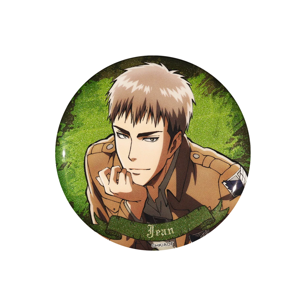 58mm Anime Attack on Titan Eren Jaeger Armin Arlert Erwin Smith Hange Zoe Cosplay COSTUME Badge Pin SPTE Tinplate Brooch﻿ Prop