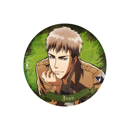 58mm Anime Attack on Titan Eren Jaeger Armin Arlert Erwin Smith Hange Zoe Cosplay COSTUME Badge Pin SPTE Tinplate Brooch﻿ Prop