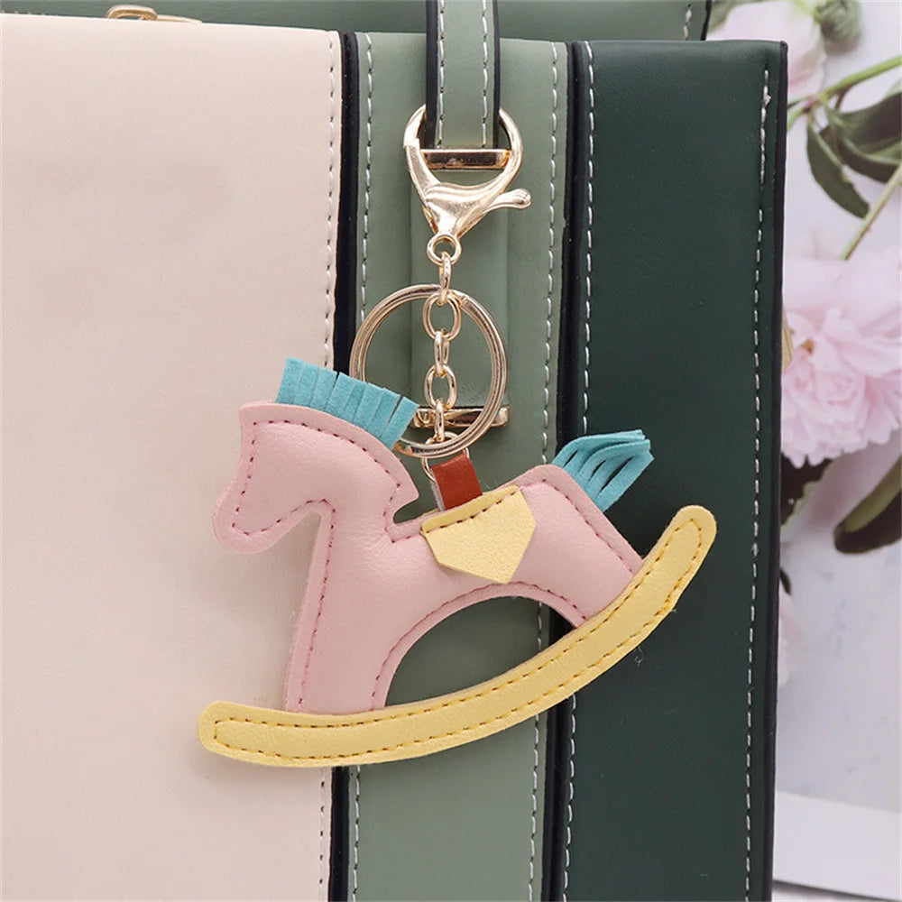 Horse Pony Tassel Keychain