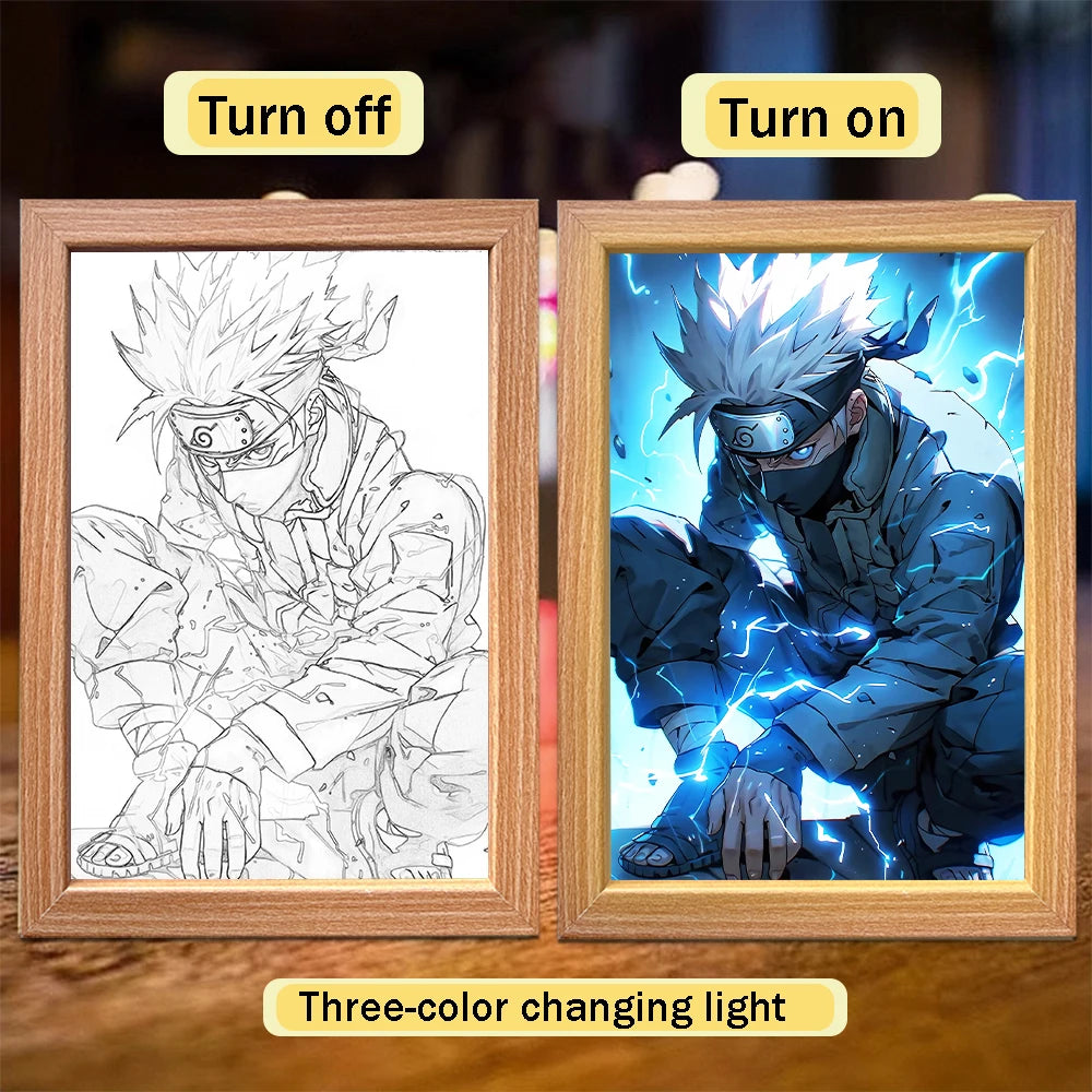 Naruto Sasuke LED Lamp