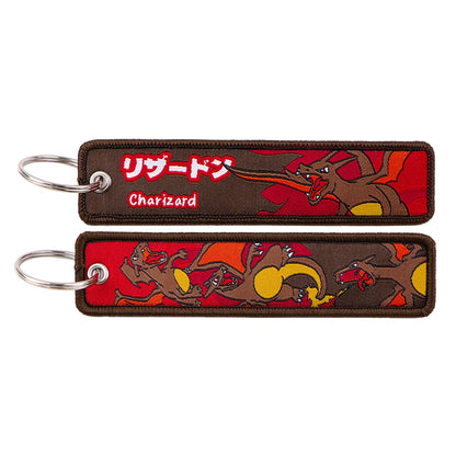 Elf Monsters Embroidery Keychain