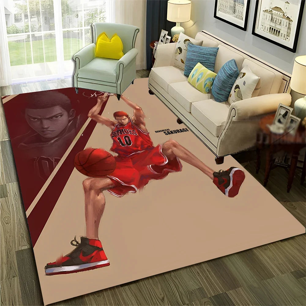 Slam Dunk Basketball Rug