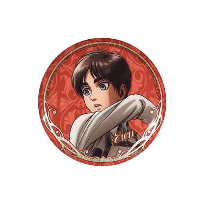 58mm Anime Attack on Titan Eren Jaeger Mikasa·Ackerman Sasha Braus Cosplay COSTUME Badge Pin SPTE Tinplate Brooch﻿ Prop Gilf