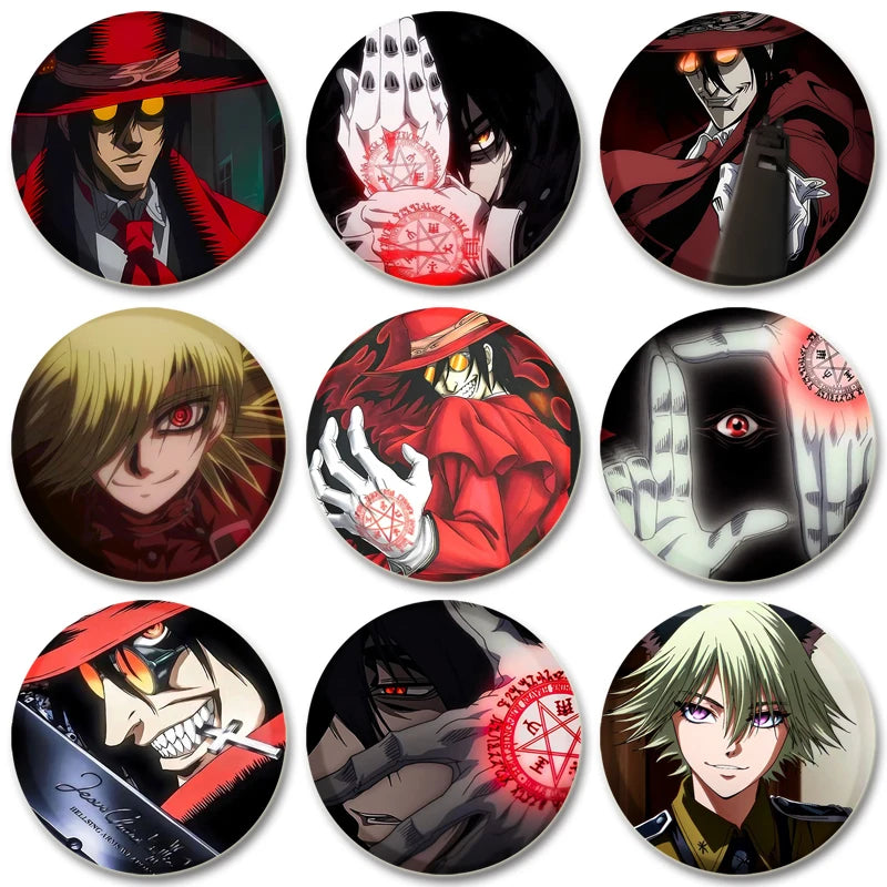 Hellsing Ultimate Tinplate Brooch