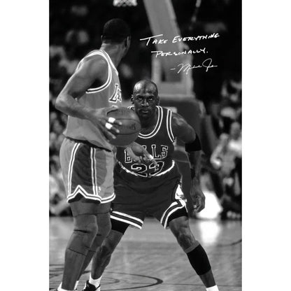Athlete Mindset Jordan Kobe Canvas Poster