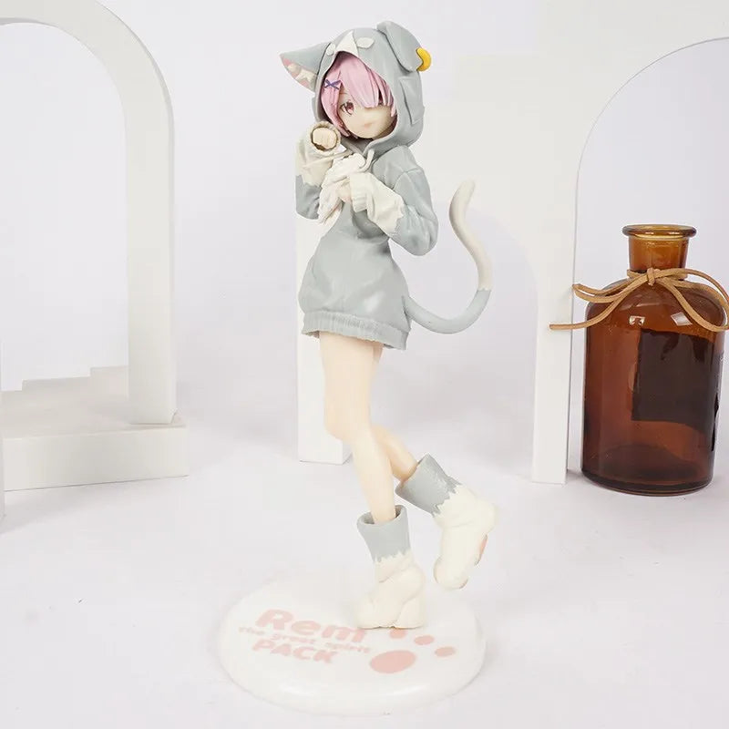Re:Zero Emilia Cat Figure