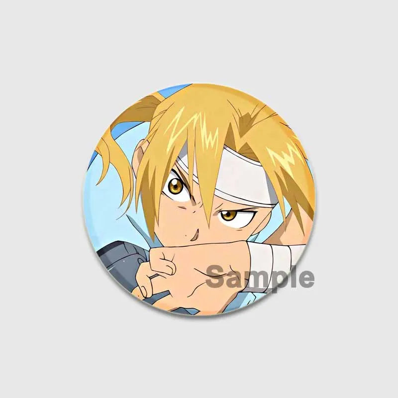 Fullmetal Alchemist Enamel Brooch – Handmade Badge