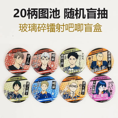 Haikyu!! Volleyball Boys Holographic Badge