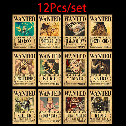 One Piece Luffy Wanted Posters