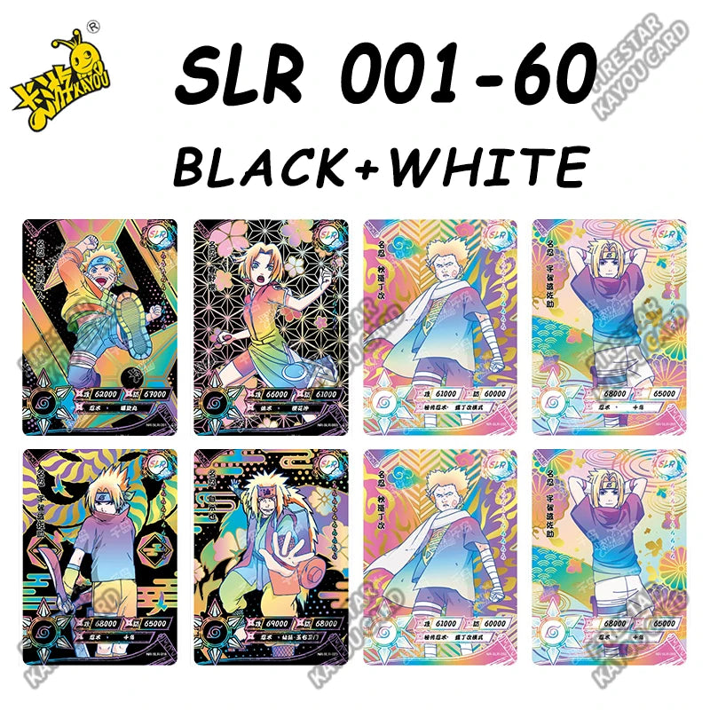 Naruto KAYOU Card Full Set Rare BP NR SE GP CP SP CR MR PR SV SLR OR AR NR UR ZR TR Cards Uzumaki Naruto Anime Collectible Card