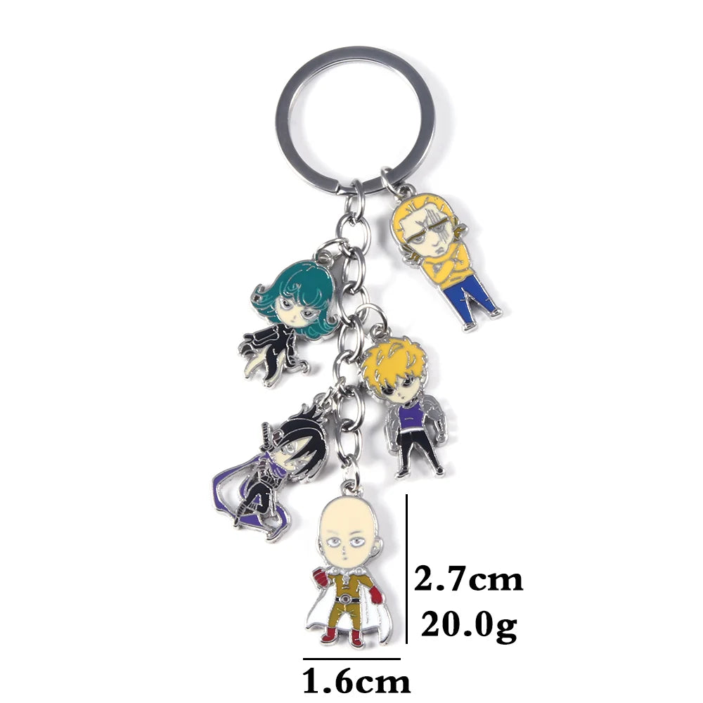One Punch Man Saitama Keychain