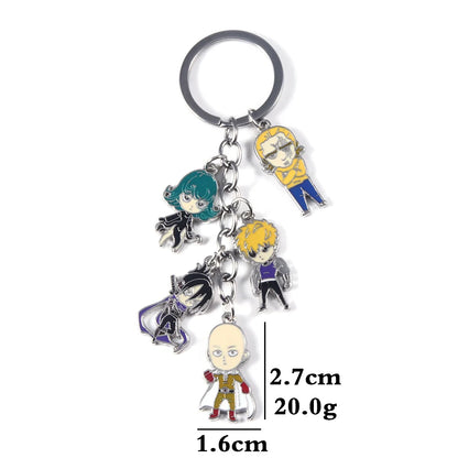 One Punch Man Saitama Keychain