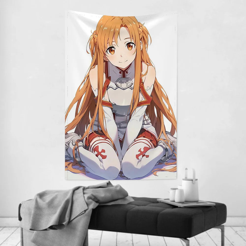 Sword Art Online Yuuki Asuna Tapestry