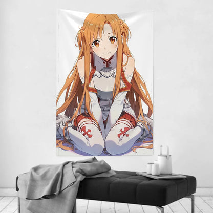 Sword Art Online Yuuki Asuna Tapestry