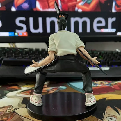 Man chainsaw denji anime figure denji/power action figure 1560 chainsaw man denji statuette adult model collectible doll toy