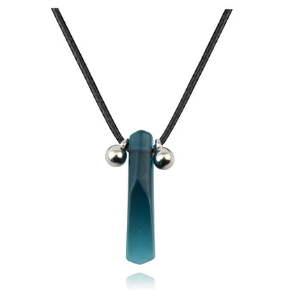 Hokage Tsunade Gemstone Nature Jade Pendant Uzumaki Charms Necklace Halskette Anime Cosplay Prop Jewelry