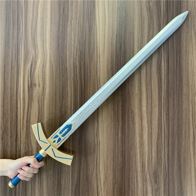 Fate Stay Night Sword Saber Sets Weapon Victory Cosplay 1:1 Black Holy Sword Safety Sword in the Stone Mod