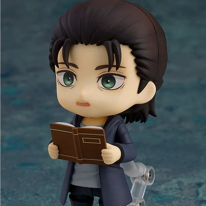 Attack On Titan Eren 2000 Nendoroid Swap Face Action Figures Cute Cartoon Doll Model Toy Figure Desktop Ornament Surprise Gifts