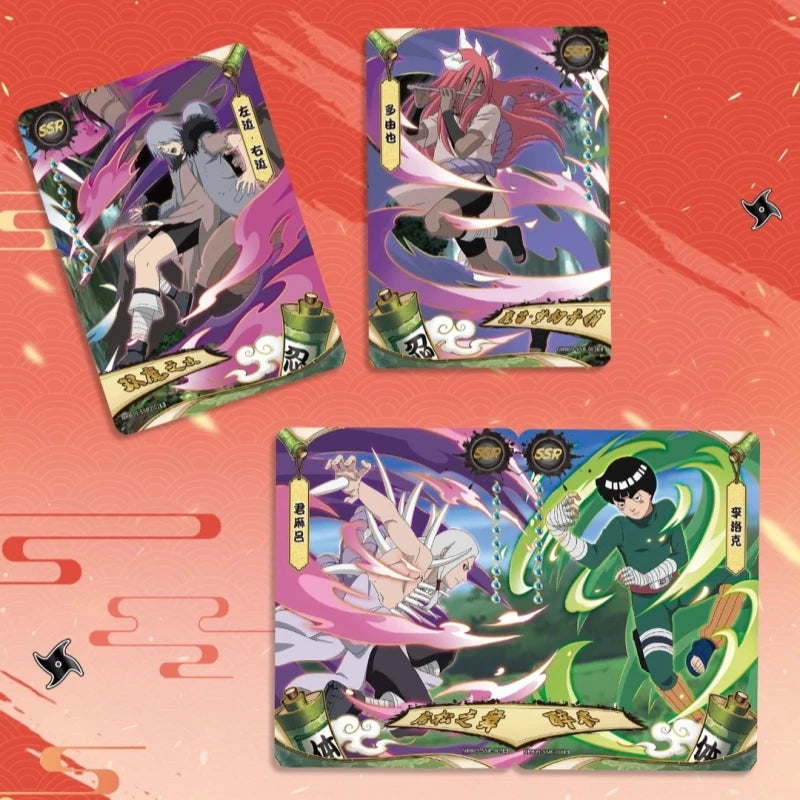 KAYOU Authentic NARUTO Card Soldier Chapter 9 Uchiha Sasuke Tsunade Orochimaru Anime Cartoon Game Collection Peripheral Gifts