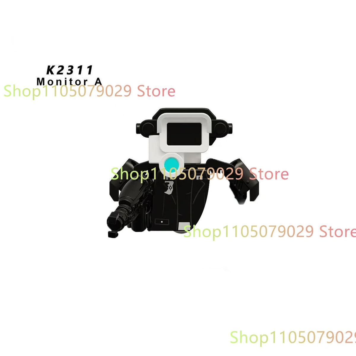 New KDL DJ Upgrade War-Damaged Skibidi Toilet Man Figures Anime Block Toys TvMan Titan Bricks Model Toy For Kid Birthday Gift