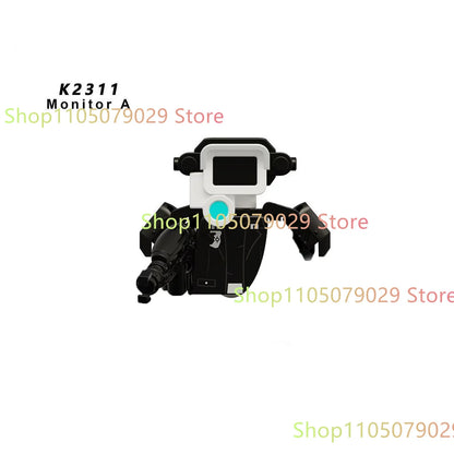 New KDL DJ Upgrade War-Damaged Skibidi Toilet Man Figures Anime Block Toys TvMan Titan Bricks Model Toy For Kid Birthday Gift