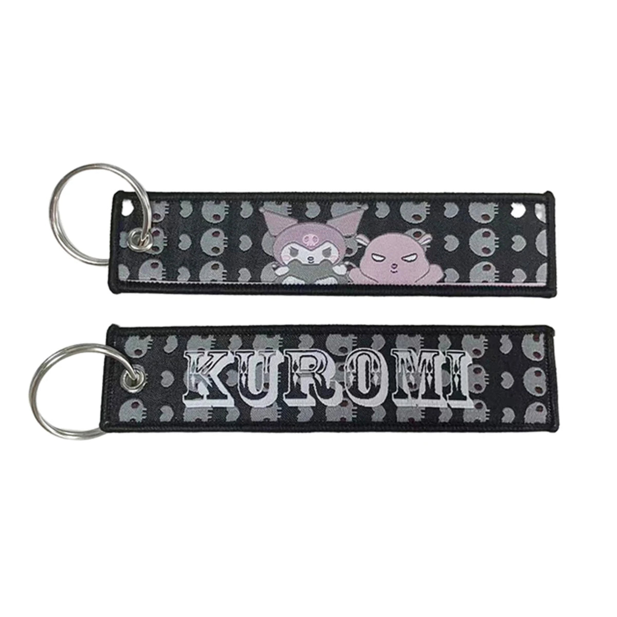 Anime Lock Embroidery Keychain