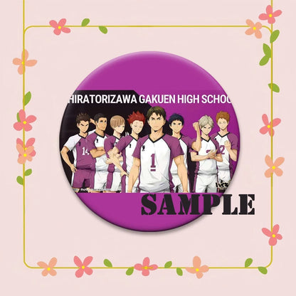 Haikyuu!! Anime Brooch Badge