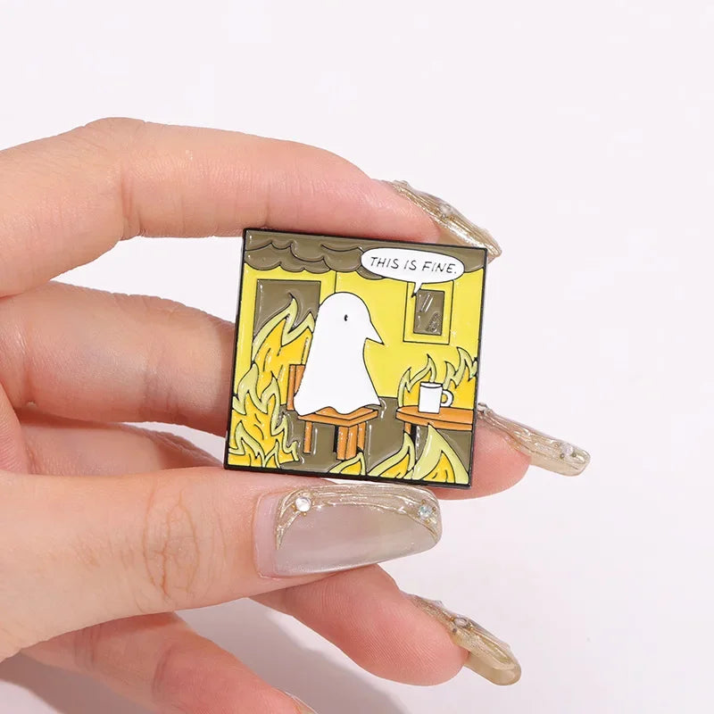 Goodnight Punpun Enamel Pin