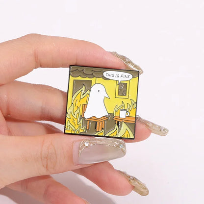 Goodnight Punpun Enamel Pin