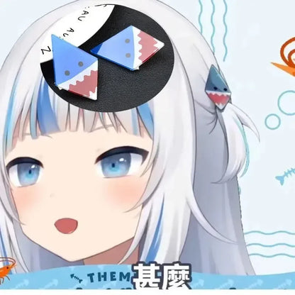 Hololive ENG Gawr Gura Cosplay Costume Cute Shark Costume Hoodie