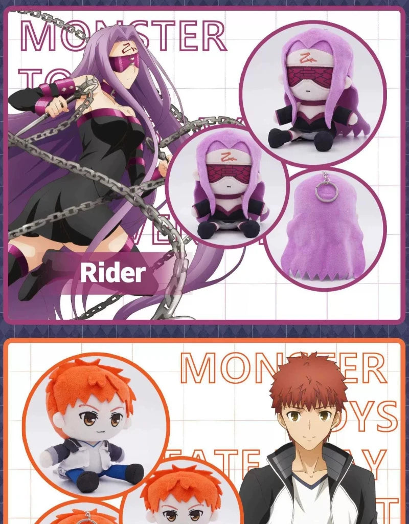 Fate stay night HF anime game peripheral plush toy blind box