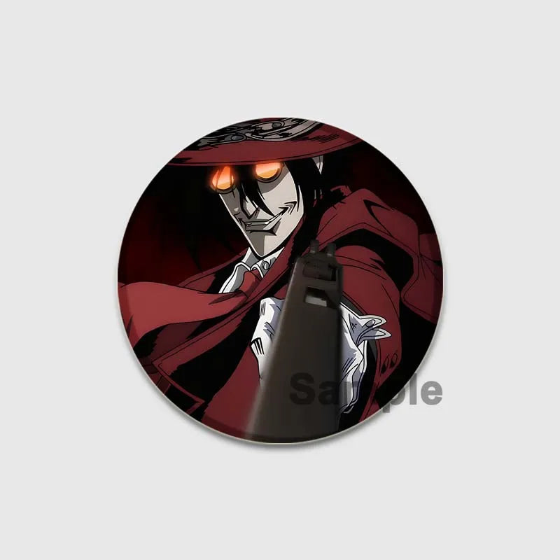 Hellsing Ultimate Tinplate Brooch