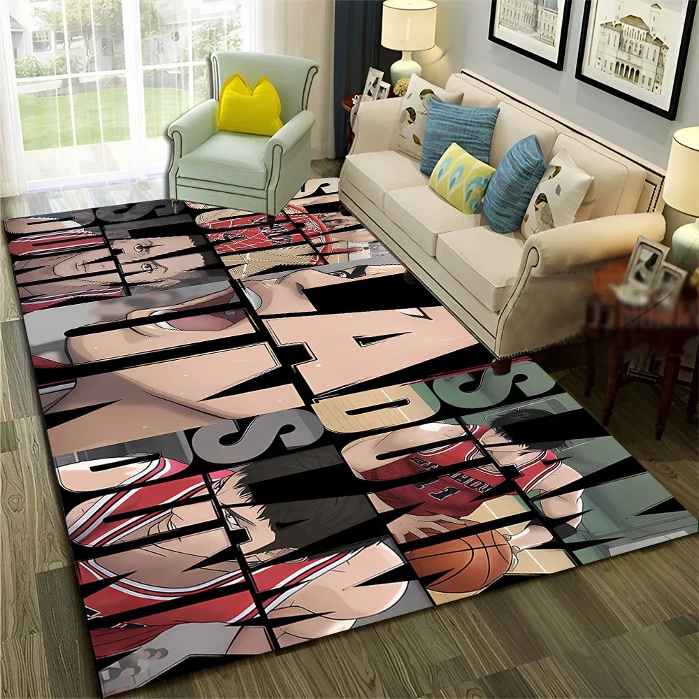 Slam Dunk Basketball Rug
