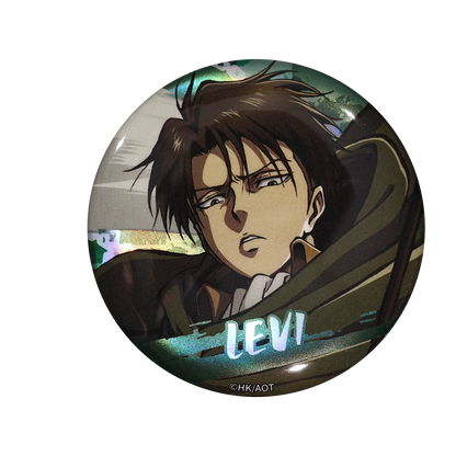 58mm Anime Attack on Titan Eren Jaeger Mikasa·Ackerman Sasha Braus Cosplay COSTUME Badge Pin SPTE Tinplate Brooch﻿ Prop Gilf