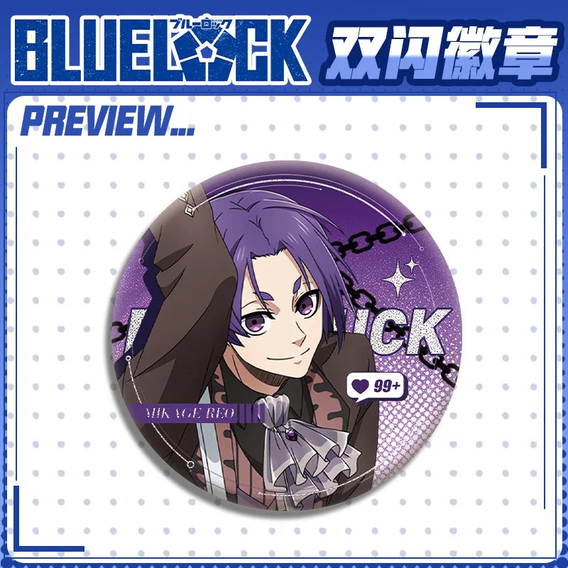 Blue Lock Double Flash Badge