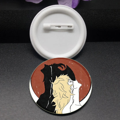 Devilman Crybaby Amon Brooch Pins