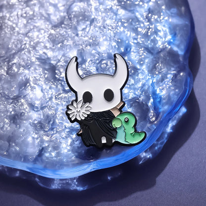 Anime Game Brooch Hollow Knight Character Enamel Pins Cartoon Badge